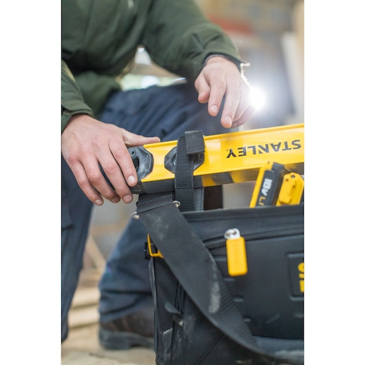 Panier porte-outils STANLEY TSTAK FATMAX - charge 10 kg - Brico Privé