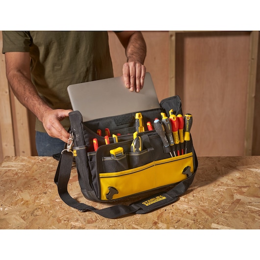 STANLEY FATMAX 17 in. Laptop and Tool Bag 