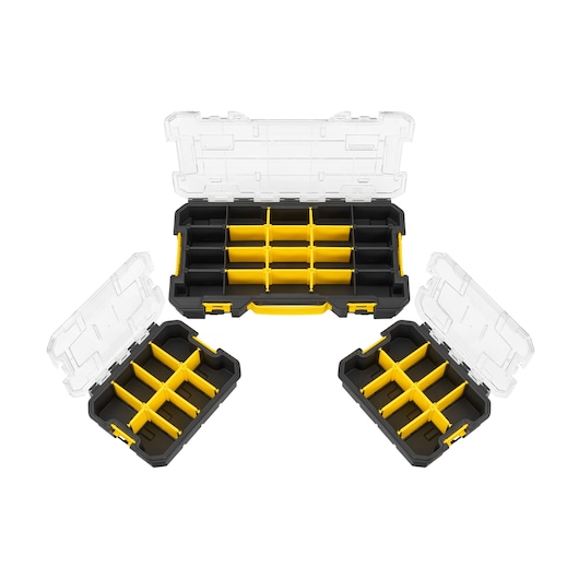 STANLEY® FATMAX® PRO-STACK™ Shallow Organisers (Triple Pack)