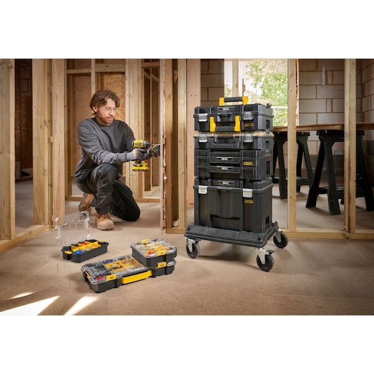 STANLEY® FATMAX® PRO-STACK™ Shallow Organisers (Triple Pack) 