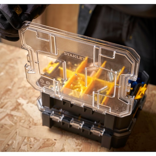 STANLEY® FATMAX® PRO-STACK™ Shallow Organisers (Triple Pack) 