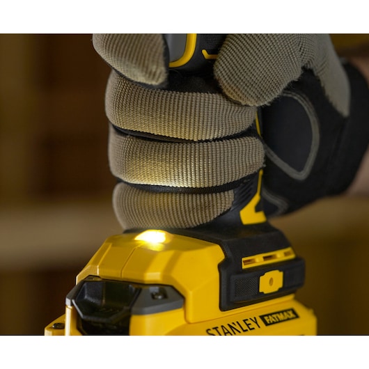 18V STANLEY FATMAX V20 Cordless Brushless Drill Driver with 2 x 2.0Ah Lithium Ion Batteries and Kit Box  