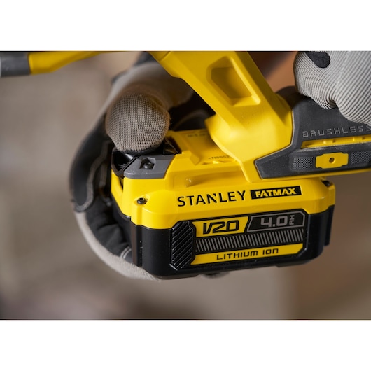 Perforateur SDS+ 2J EPTA BRUSHLESS - 18V - 0-2200 trs/min, 0-5500 cps/min, 3 modes rotation / percussion avec rotation / burinage - Gamme V20 - STANLEY FATMAX, SFMCH900B-XJ