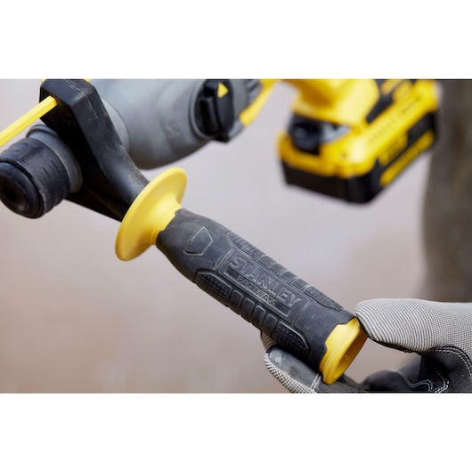 Perforateur SDS+ 2J EPTA BRUSHLESS - 18V - 0-2200 trs/min, 0-5500 cps/min, 3 modes rotation / percussion avec rotation / burinage - Gamme V20 - STANLEY FATMAX, SFMCH900M22-QW