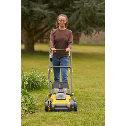 Tondeuse 51 cm 2 x 18V STANLEY® FATMAX® V20 (2 Batteries 4Ah)