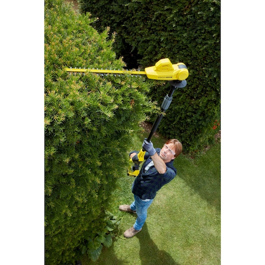 18V STANLEY® FATMAX® V20 45CM Pole Hedge Trimmer - Bare Unit