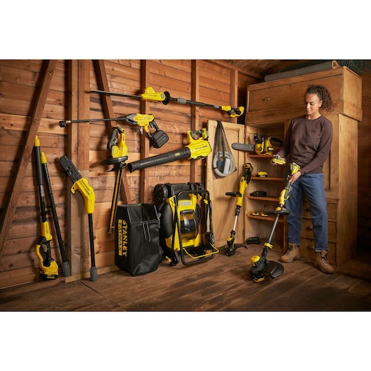 18V STANLEY® FATMAX® V20 45CM Pole Hedge Trimmer - Bare Unit