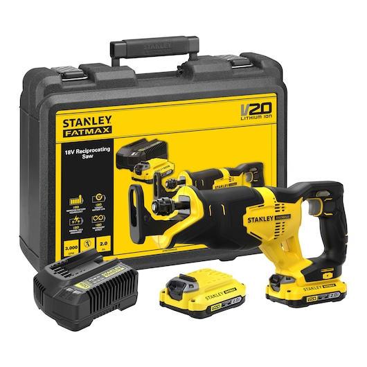 Sierra circular a batería STANLEY FatMax SFMCS550B-XJ, 18V ø 190mm