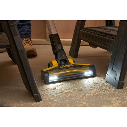 18V STANLEY FATMAX V20 Cordless Stick Vacuum with 1 x 2.0Ah Lithium Ion Battery