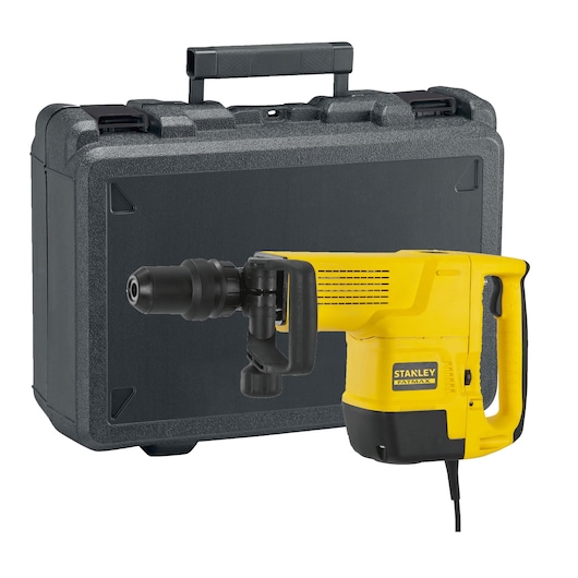 STANLEY® FATMAX® 1,600W Corded AC 15J 10kg SDS MAX Demo Hammer with Kit Box