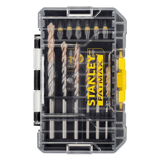 COFFRET STANLEY® FATMAX® 19 PIÈCES PERÇAGE BÉTON ET VISSAGE TORSION