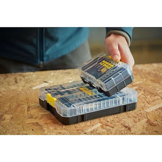 COFFRET STANLEY® FATMAX® 19 PIÈCES PERÇAGE BÉTON ET VISSAGE TORSION