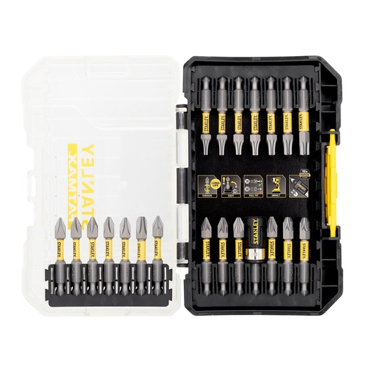 COFFRET STANLEY® FATMAX® 22 PIÈCES EMBOUTS DE VISSAGE TORSION