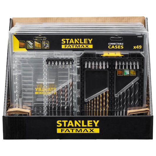 COFFRET STANLEY® FATMAX® 49 PIÈCES PERÇAGE/VISSAGE