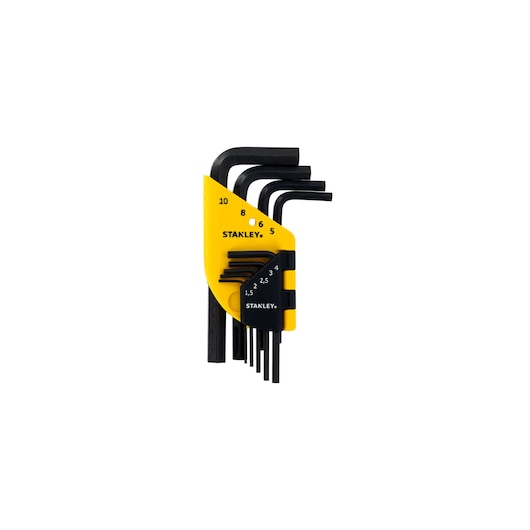 9PC SHORT HEX KEYS 1.5 to 10MM