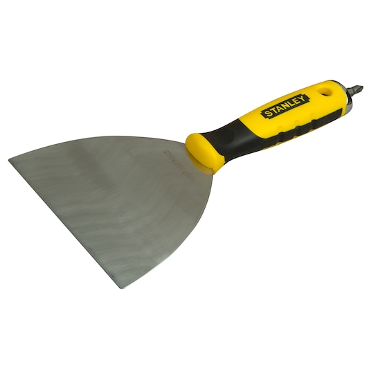 SPATULE DE PLATRIER LAME INOX  125MM AVEC EMBOUT PH2