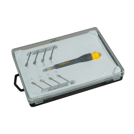 Tournevis de précision multi-lames STANLEY®, jeu de 8 pièces