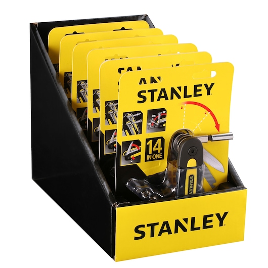 Composition Stanley boite à outils menuisier - 14 outils