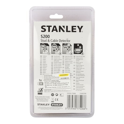 Détecteur de matériaux STANLEY® S200