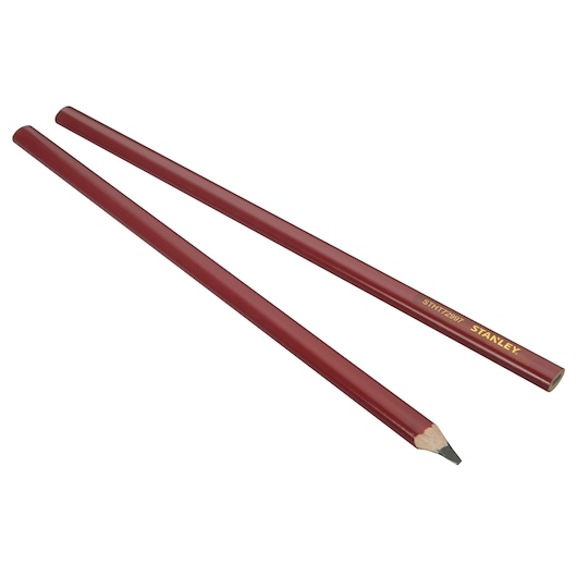 CRAYON DE CHARPENTIER CORPS ROUGE 30 CM (UNITE)