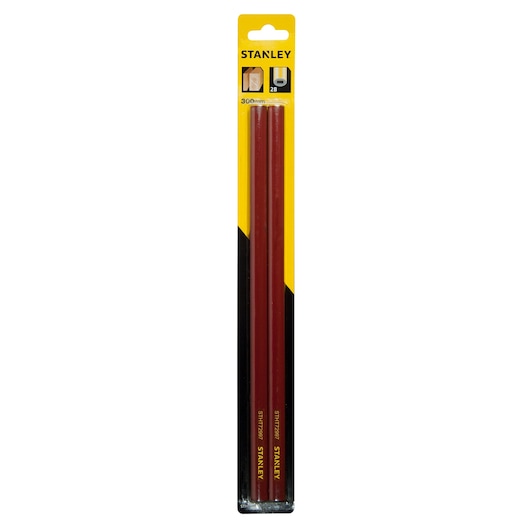 Crayon de charpentier rouge 25 cm - 4mepro