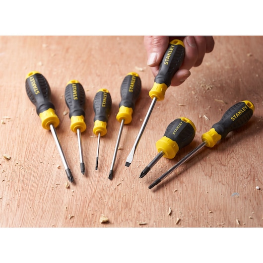 STANLEY® FATMAX® 5 piece Parallel Flared Pozidriv set STANLEY® FATMAX® 5 piece Parallel Flared Pozidriv set