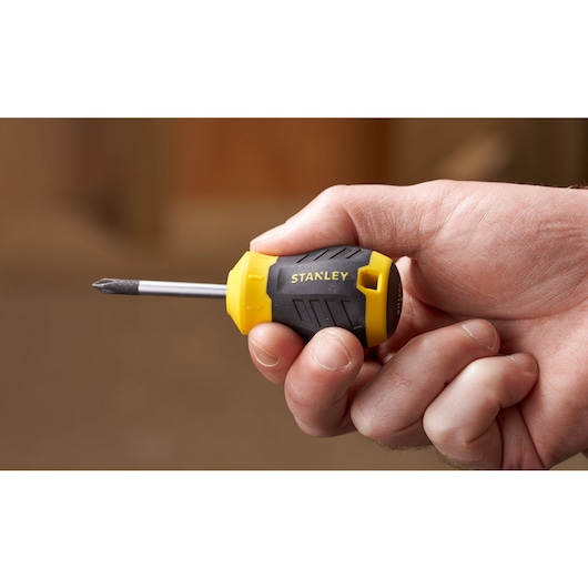 STANLEY® Phillips Stubby CUSHION GRIP™ Screwdrivers STANLEY® Phillips Stubby CUSHION GRIP™ Screwdrivers