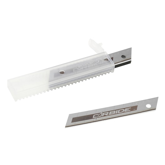 Lames de cutter STANLEY® FATMAX® CARBIDE™ 18 mm - Carte 10 lames