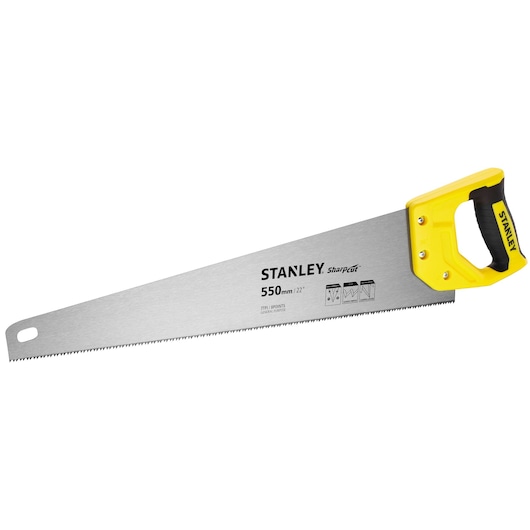 Scie égoïne Sharpcut™ STANLEY® 550 mm, coupe de débit, 7 dents/pouce