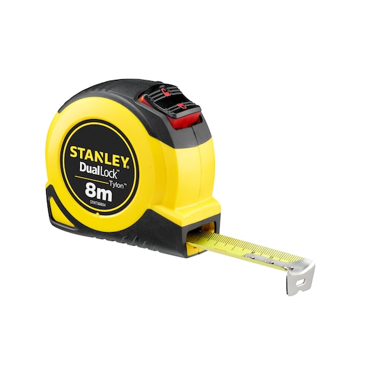 STANLEY® Tylon™ DualLock™ 8M (25mm wide) Tape Measure