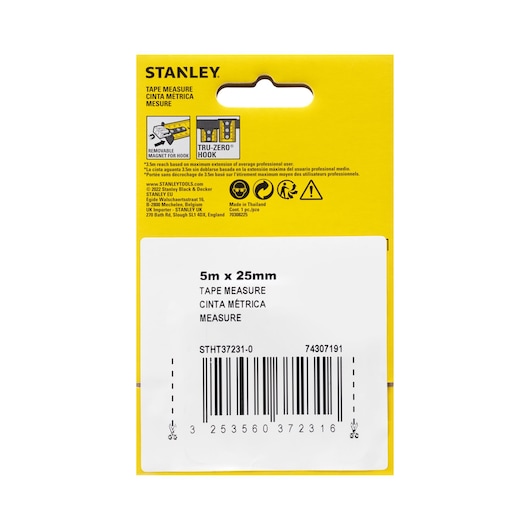 STANLEY Control lock tape measure