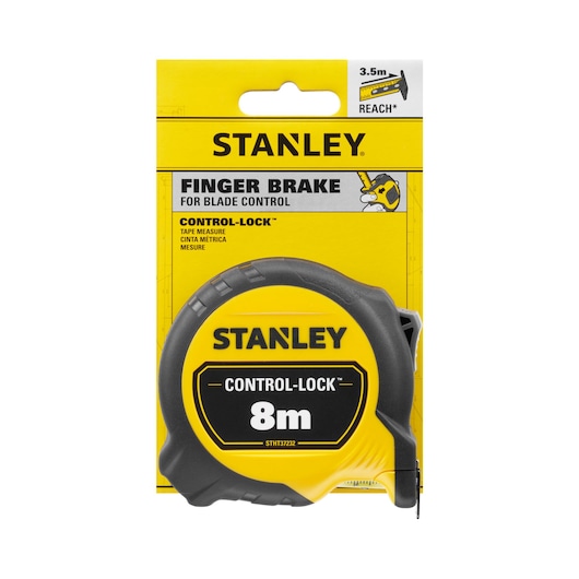 MESURE 8M X 25MM DOUBLE MARQUAGE MAGNÉTIQUE STANLEY® CONTROL-LOCK™