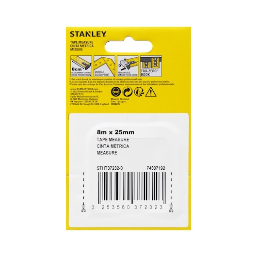 STANLEY Control lock tape measure