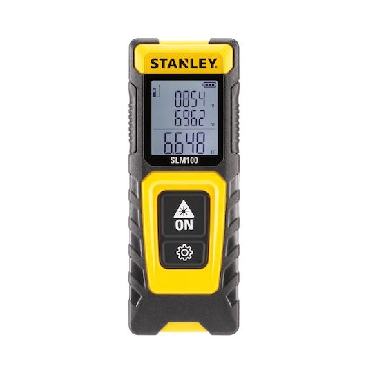 Stanley Slm100 Laser Distance Measurer Front View