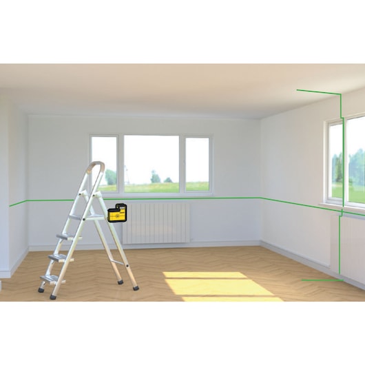 Niveau laser 360° CROSS360 STANLEY® vert