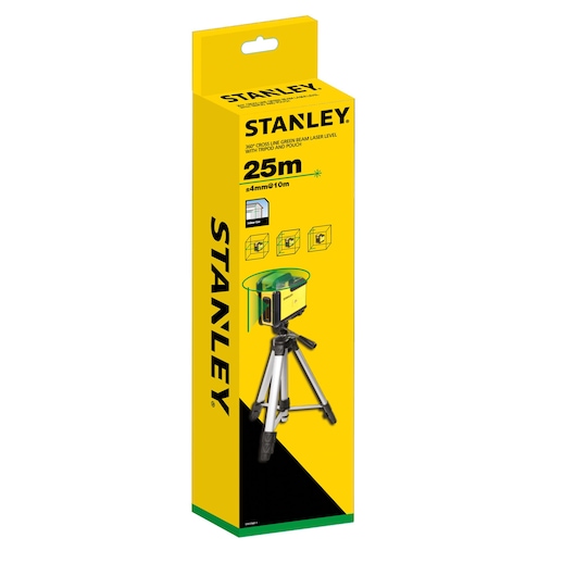 Niveau Laser 360° Rouge avec Trépied Portée 20m Stanley STHT77640