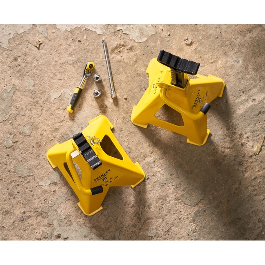 STANLEY® Pair of 278mm to 430mm Axle Stands (2 Tonne Capacity)