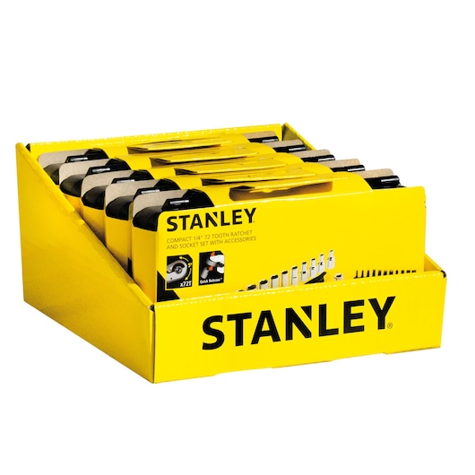 Jeu de douilles compactes 1/4'' 37 pièces