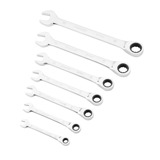 Jeu de clés à cliquet, 7 pièces STANLEY®