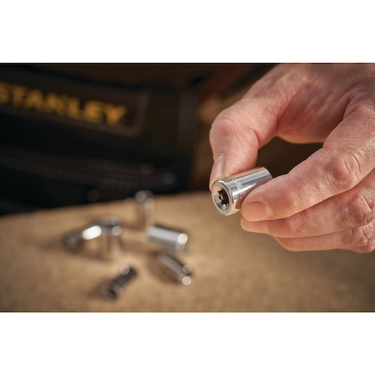 Douille 12 mm 6 pans 1/4'' STANLEY®