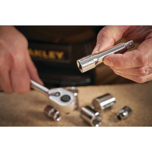 Rallonge STANLEY 3/8'' longueur 7,62 cm