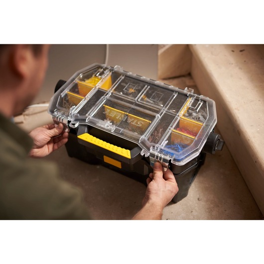 Boîte à outils STANLEY® avec organiseur transparent, 48 cm