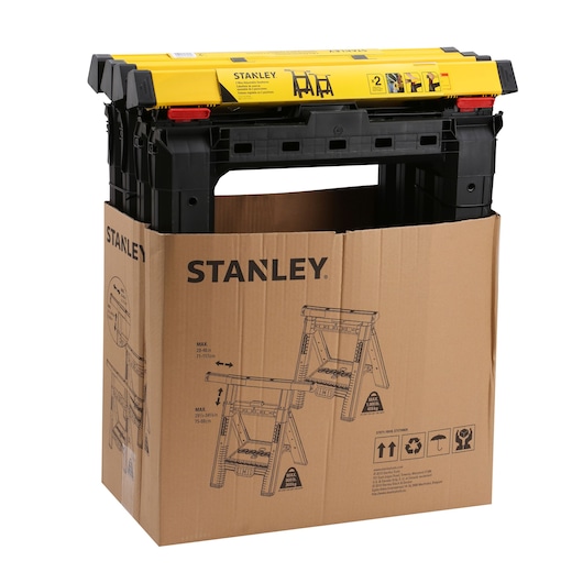 Tréteau pliable - Lot de 2 - Stanley