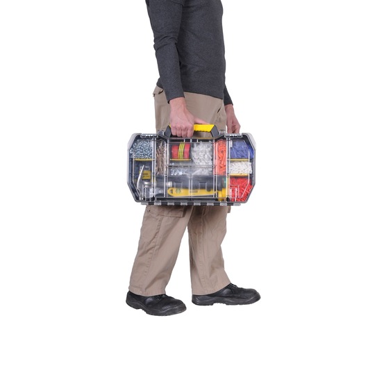 ORGANISEUR MODULABLE TRANSPARENT 19'/ 50CM