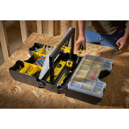 STANLEY® 3 in 1 Tool Organiser Application Shot