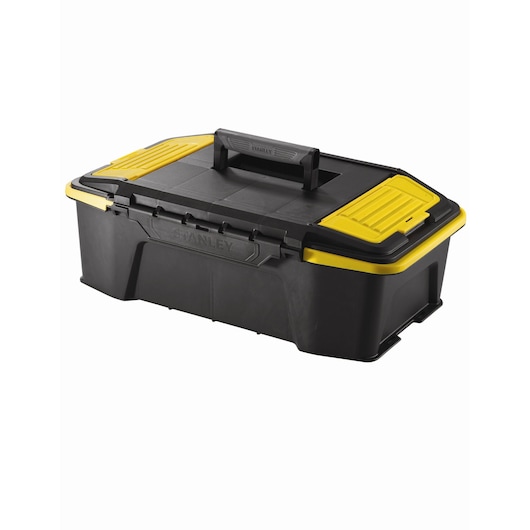 Boite caisse à outils vide Stanley bimatiere 66cm FATMAX - largeur 293 mm -  Hauteur 295 mm - longueur 662 mm | 1-95-617