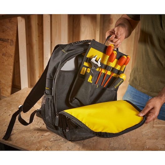 Stanley Sac Outils 31x20x26 cm Doré