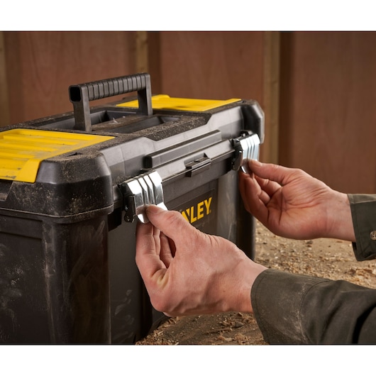 STANLEY 19 in. Essential Tool Box with Metal Latches