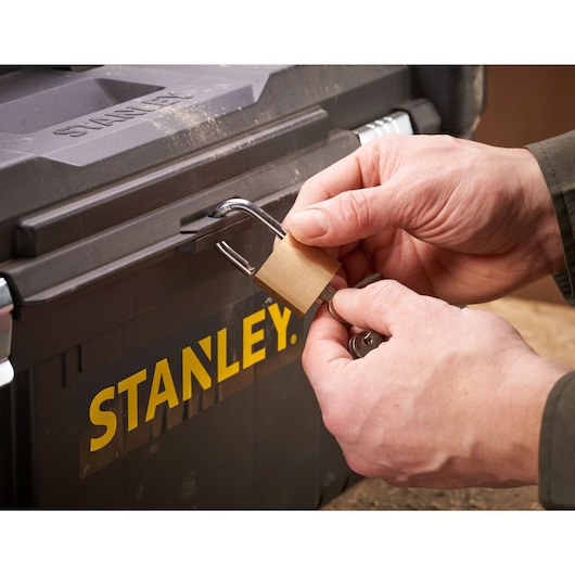 STANLEY 26 in. Essential Tool Box with Metal Latches