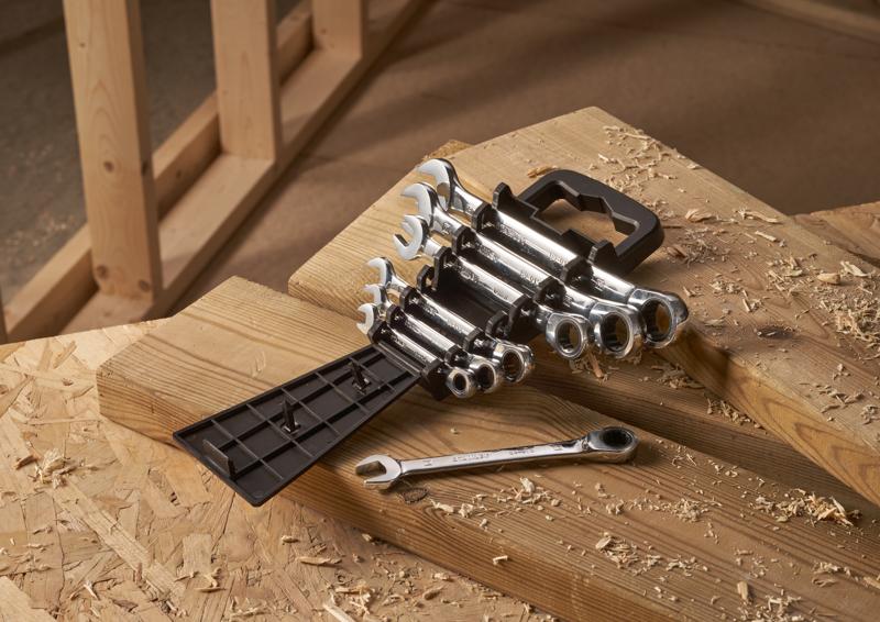 STANLEY® Flat Ratcheting Wrench Set (7 pieces)